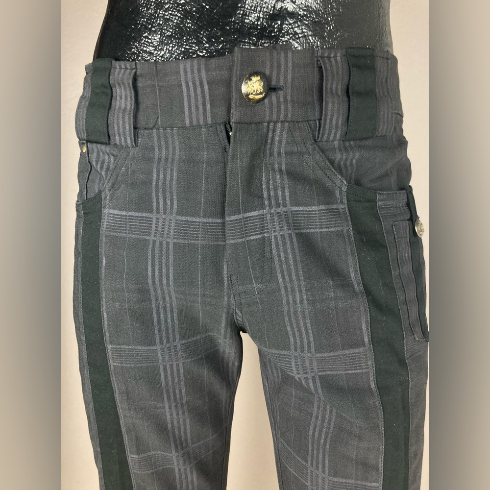 Steam Trunk Plaid Steampunk Pants - Picture 3 of 16